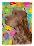 Field Spaniel Easter Eggtravaganza Garden Flag Mailbox Decorative Yard Banner Outside Patio Artwork for Flower Beds, Garden Size, Multicolor