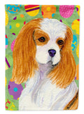 Cavalier Spaniel Easter Eggtravaganza Garden Flag Mailbox Decorative Yard Banner Outside Patio Artwork for Flower Beds, Garden Size, Multicolor