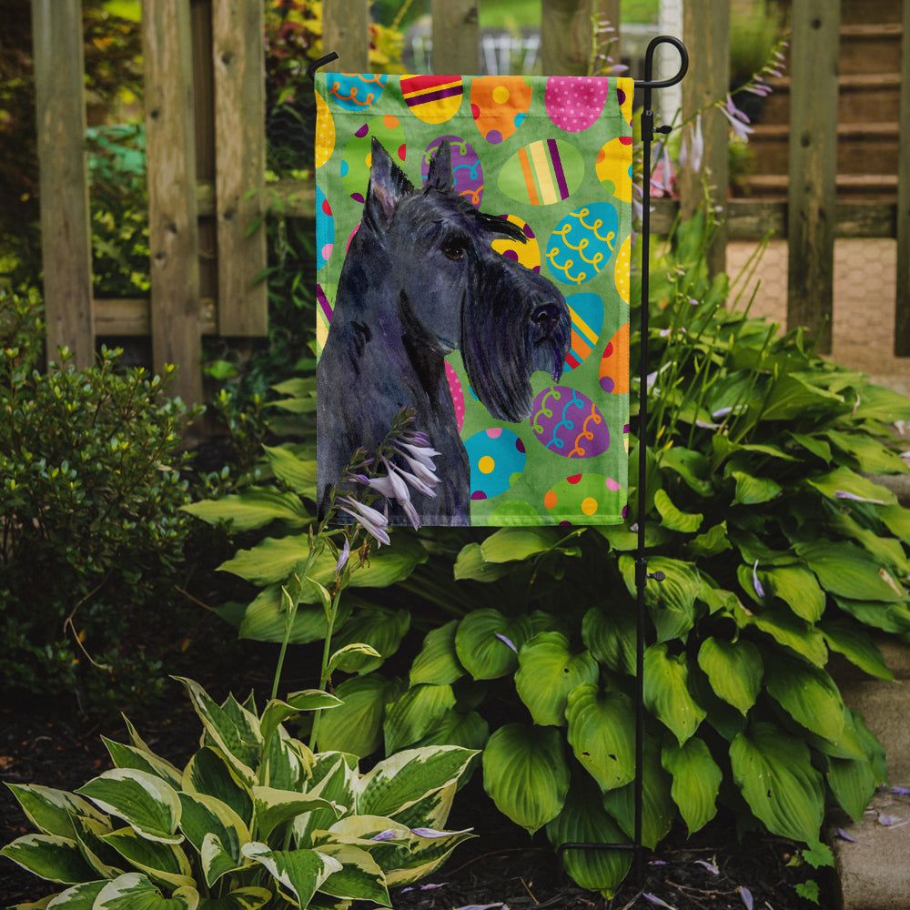 Scottish Terrier Easter Eggtravaganza Garden Flag Mailbox Decorative Yard Banner Outside Patio Artwork for Flower Beds, Garden Size, Multicolor