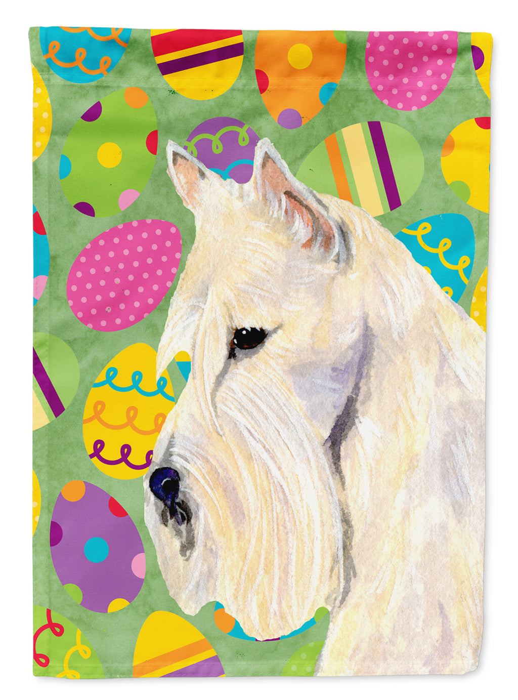 Scottish Terrier Easter Eggtravaganza Garden Flag Mailbox Decorative Yard Banner Outside Patio Artwork for Flower Beds, Garden Size, Multicolor