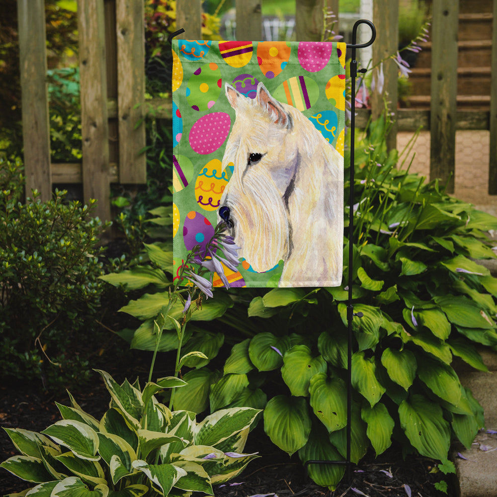 Scottish Terrier Easter Eggtravaganza Garden Flag Mailbox Decorative Yard Banner Outside Patio Artwork for Flower Beds, Garden Size, Multicolor