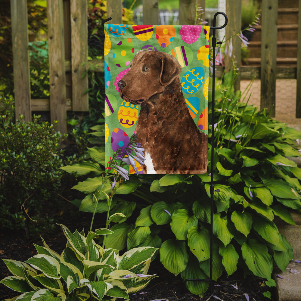 Chesapeake Bay Retriever Easter Eggtravaganza Garden Flag Mailbox Decorative Yard Banner Outside Patio Artwork for Flower Beds, Garden Size, Multicolor