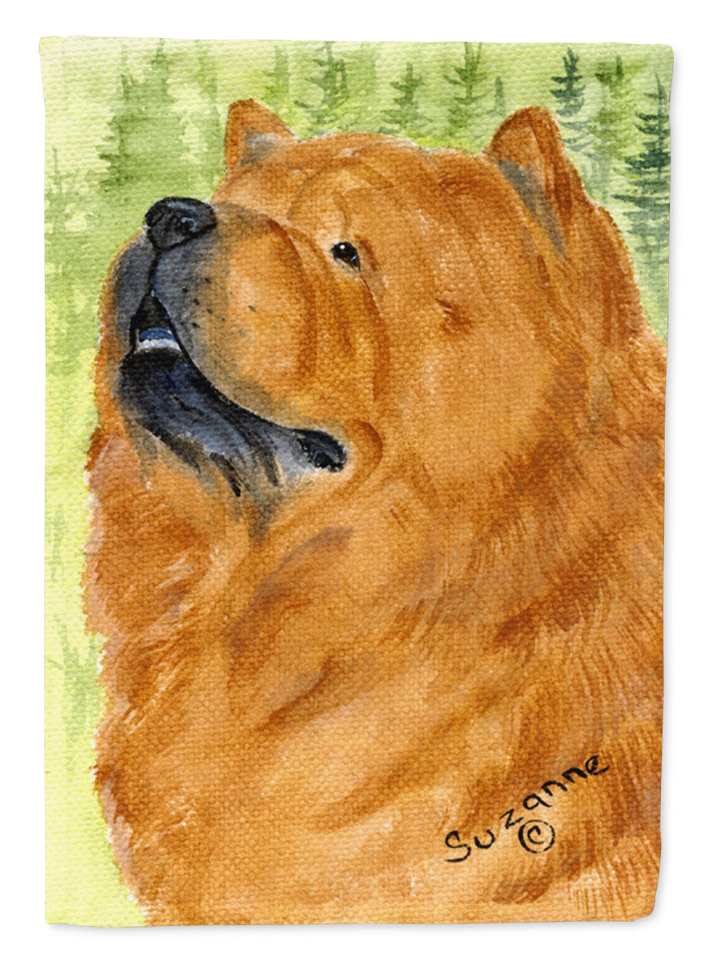 Chow Chow Garden Flag Mailbox Decorative Yard Banner Outside Patio Artwork for Flower Beds, Garden Size, Multicolor