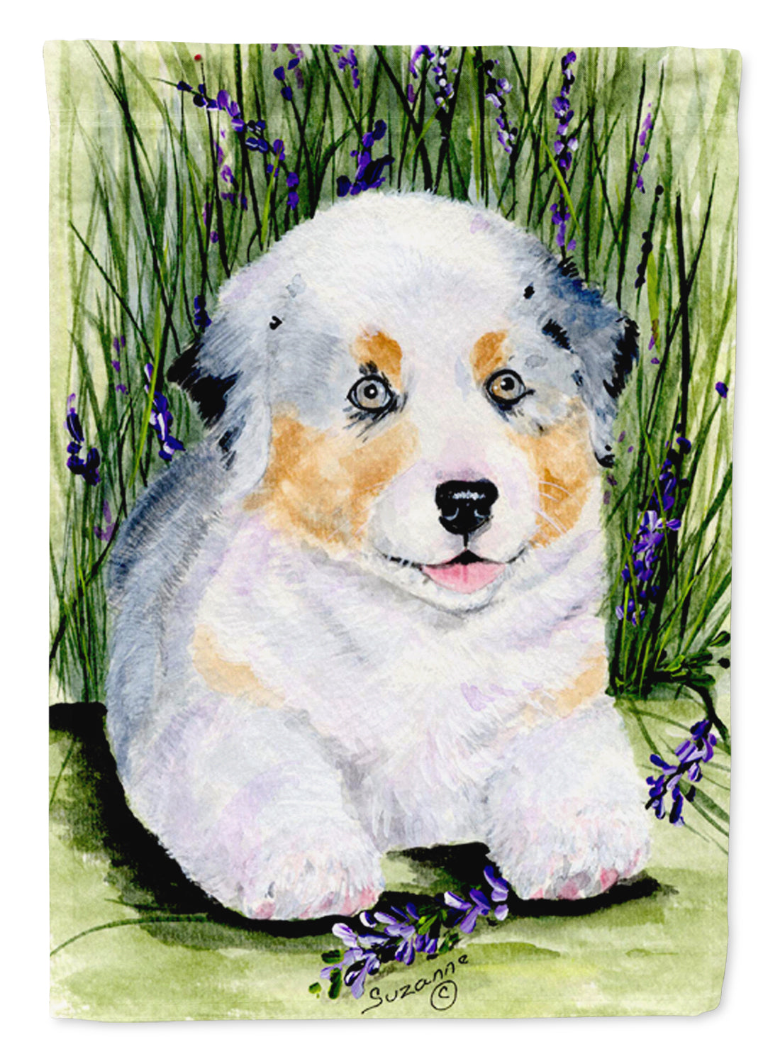 Australian Shepherd Garden Flag Mailbox Decorative Yard Banner Outside Patio Artwork for Flower Beds, Garden Size, Multicolor