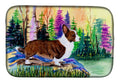 Corgi Dish Drying Mat Absorbent Dish Drying Mat Pad for Kitchen Counter Dish Drainer Mat for Countertop, 14 x 21", Multicolor