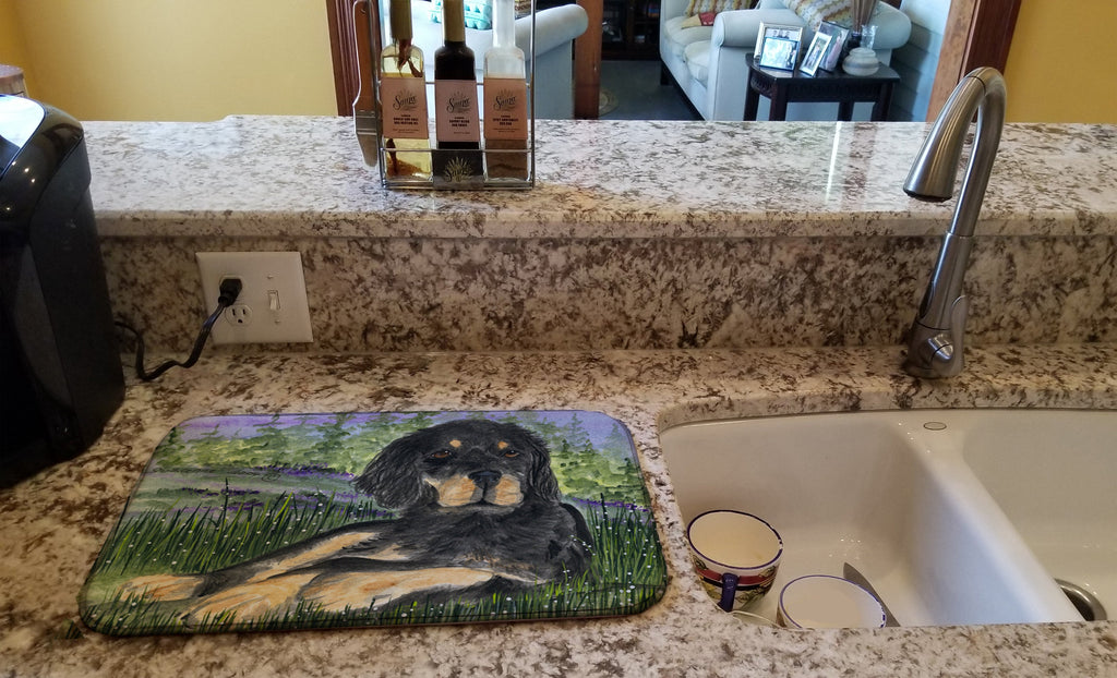Gordon Setter Dish Drying Mat Absorbent Dish Drying Mat Pad for Kitchen Counter Dish Drainer Mat for Countertop, 14 x 21", Multicolor