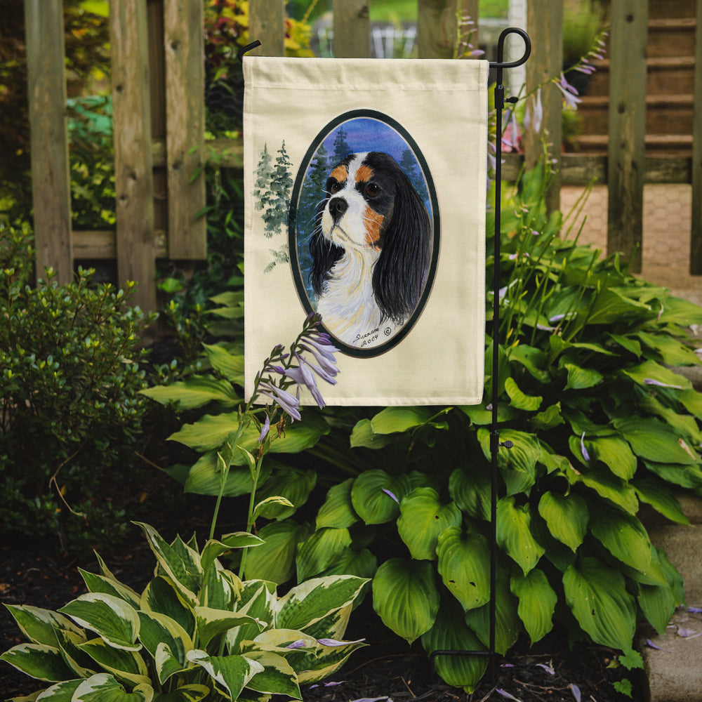 Cavalier Spaniel Garden Flag Mailbox Decorative Yard Banner Outside Patio Artwork for Flower Beds, Garden Size, Multicolor