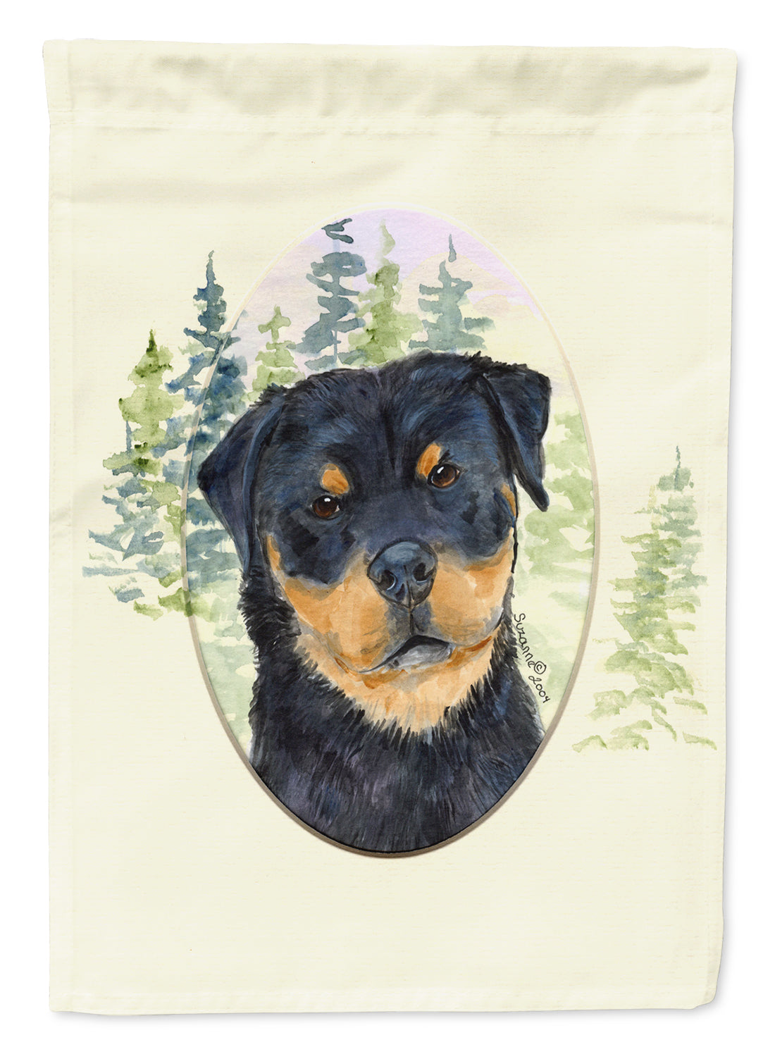 Rottweiler Garden Flag Mailbox Decorative Yard Banner Outside Patio Artwork for Flower Beds, Garden Size, Multicolor