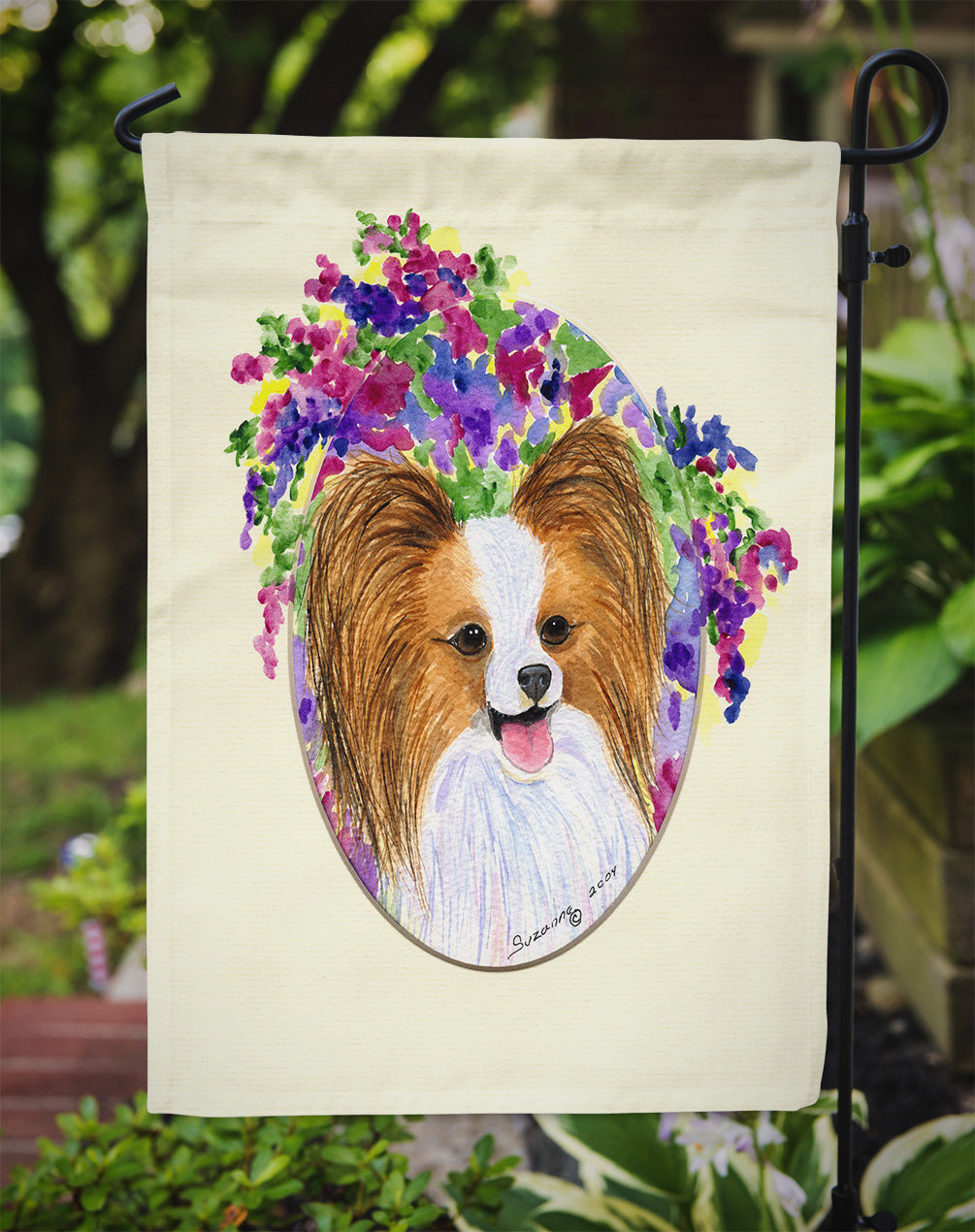 Papillon Garden Flag Mailbox Decorative Yard Banner Outside Patio Artwork for Flower Beds, Garden Size, Multicolor
