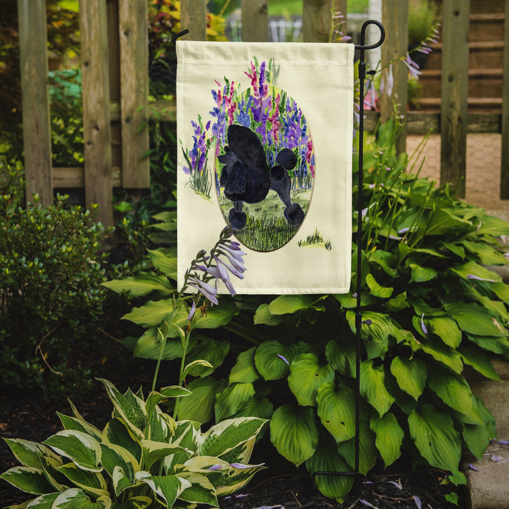 Poodle Garden Flag Mailbox Decorative Yard Banner Outside Patio Artwork for Flower Beds, Garden Size, Multicolor