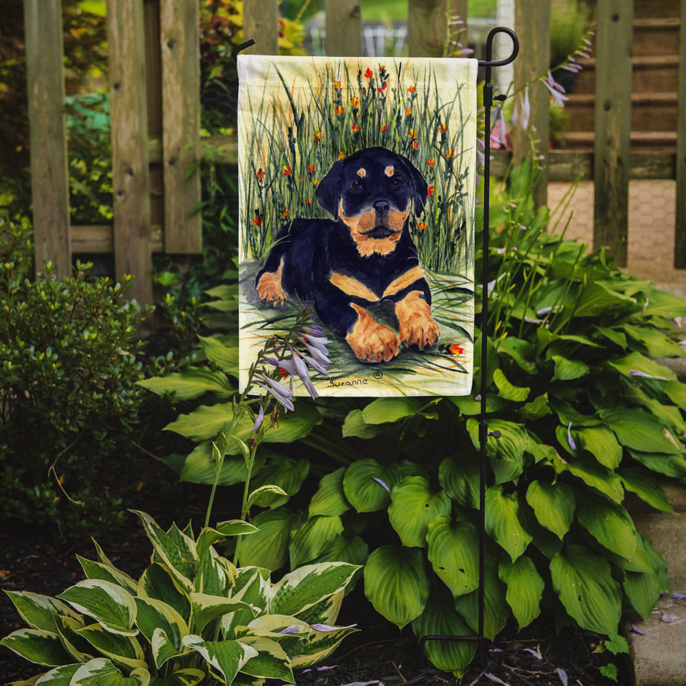 Rottweiler Garden Flag Mailbox Decorative Yard Banner Outside Patio Artwork for Flower Beds, Garden Size, Multicolor