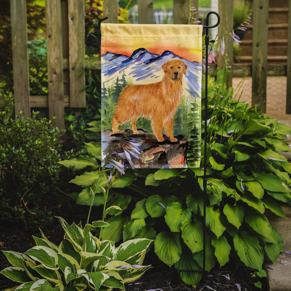 Golden Retriever Garden Flag Mailbox Decorative Yard Banner Outside Patio Artwork for Flower Beds, Garden Size, Multicolor