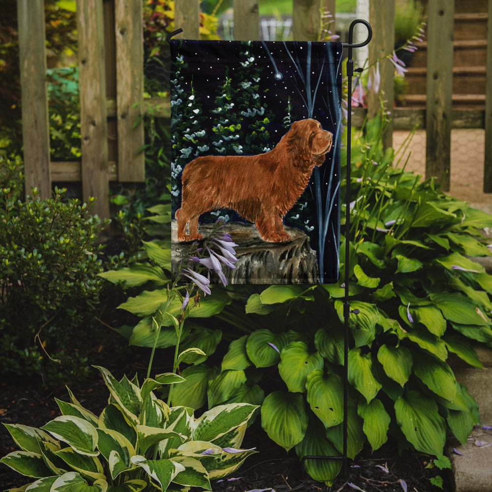 Sussex Spaniel Garden Flag Mailbox Decorative Yard Banner Outside Patio Artwork for Flower Beds, Garden Size, Multicolor