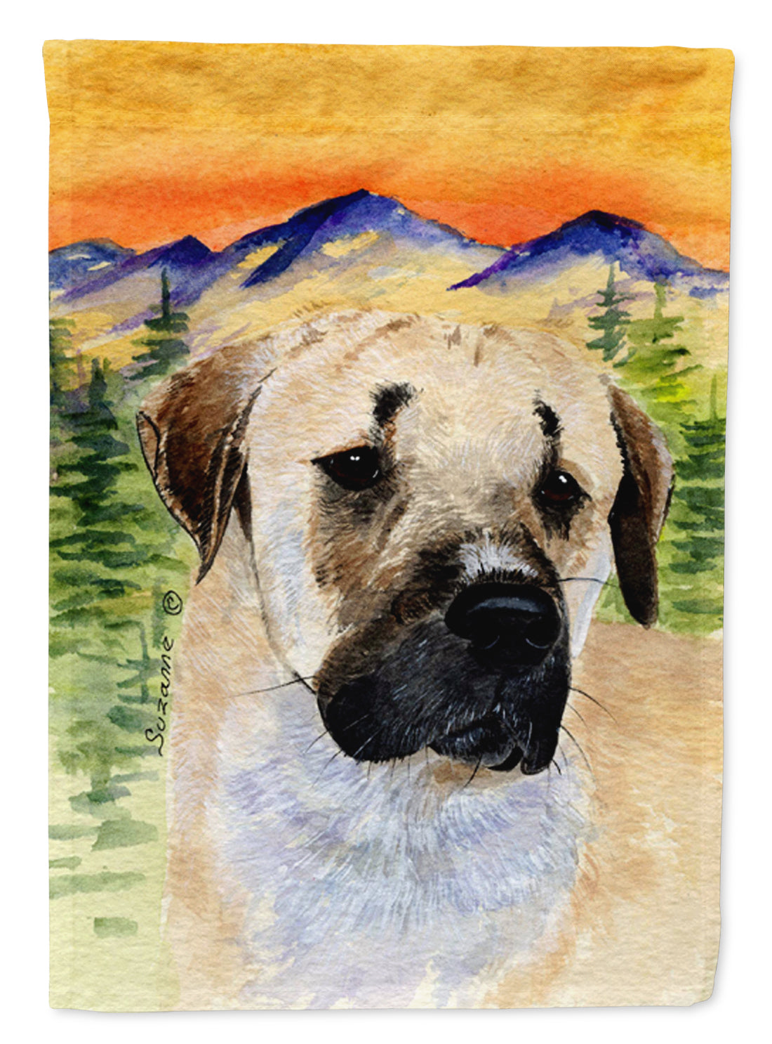 Anatolian Shepherd Garden Flag Mailbox Decorative Yard Banner Outside Patio Artwork for Flower Beds, Garden Size, Multicolor