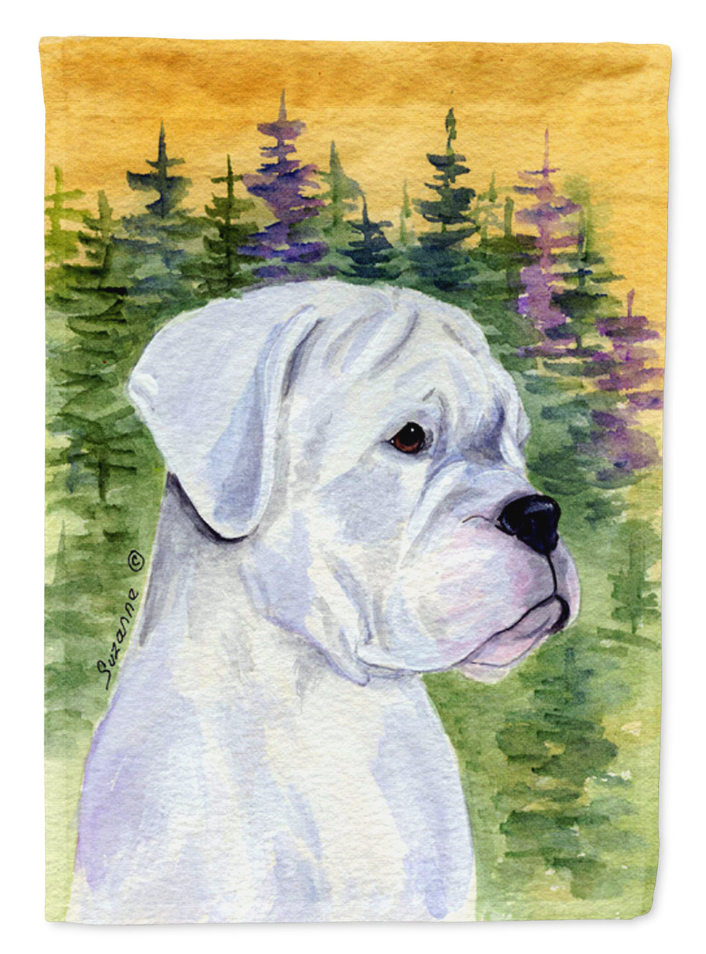 Boxer Garden Flag Mailbox Decorative Yard Banner Outside Patio Artwork for Flower Beds, Garden Size, Multicolor
