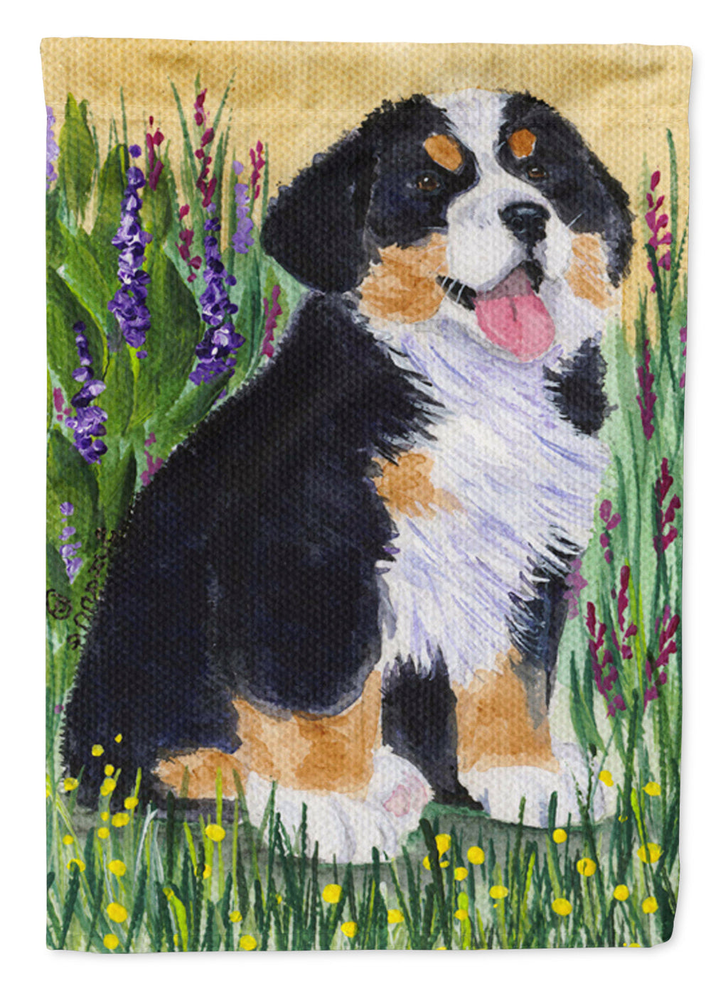 Bernese Mountain Dog Garden Flag Mailbox Decorative Yard Banner Outside Patio Artwork for Flower Beds, Garden Size, Multicolor