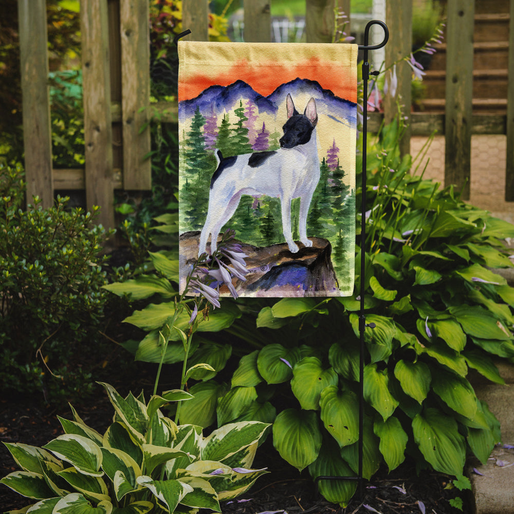 Rat Terrier Garden Flag Mailbox Decorative Yard Banner Outside Patio Artwork for Flower Beds, Garden Size, Multicolor