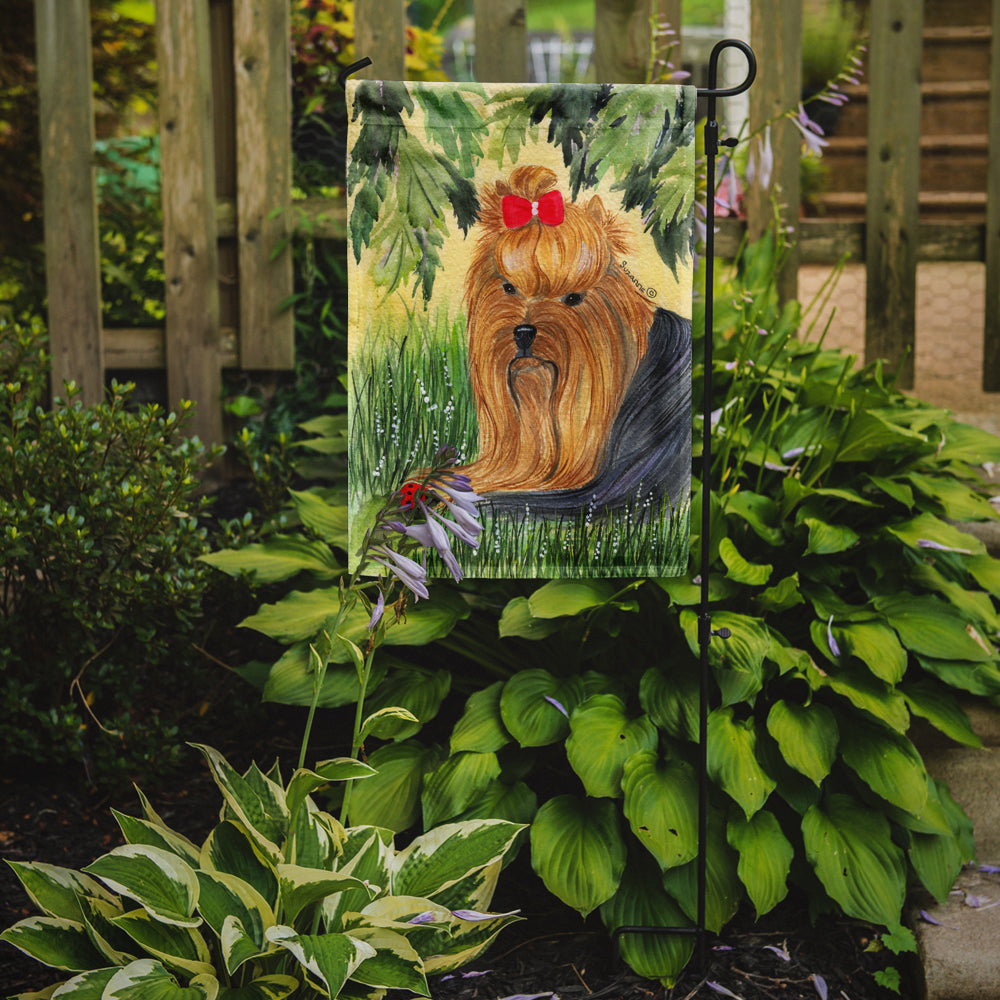 Yorkie Garden Flag Mailbox Decorative Yard Banner Outside Patio Artwork for Flower Beds, Garden Size, Multicolor
