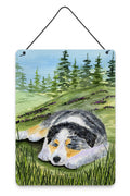 Australian Shepherd Wall or Door Hanging Prints Aluminum Metal Sign Kitchen Wall Bar Bathroom Plaque Home Decor Front Door Plaque, 12x16, Multicolor