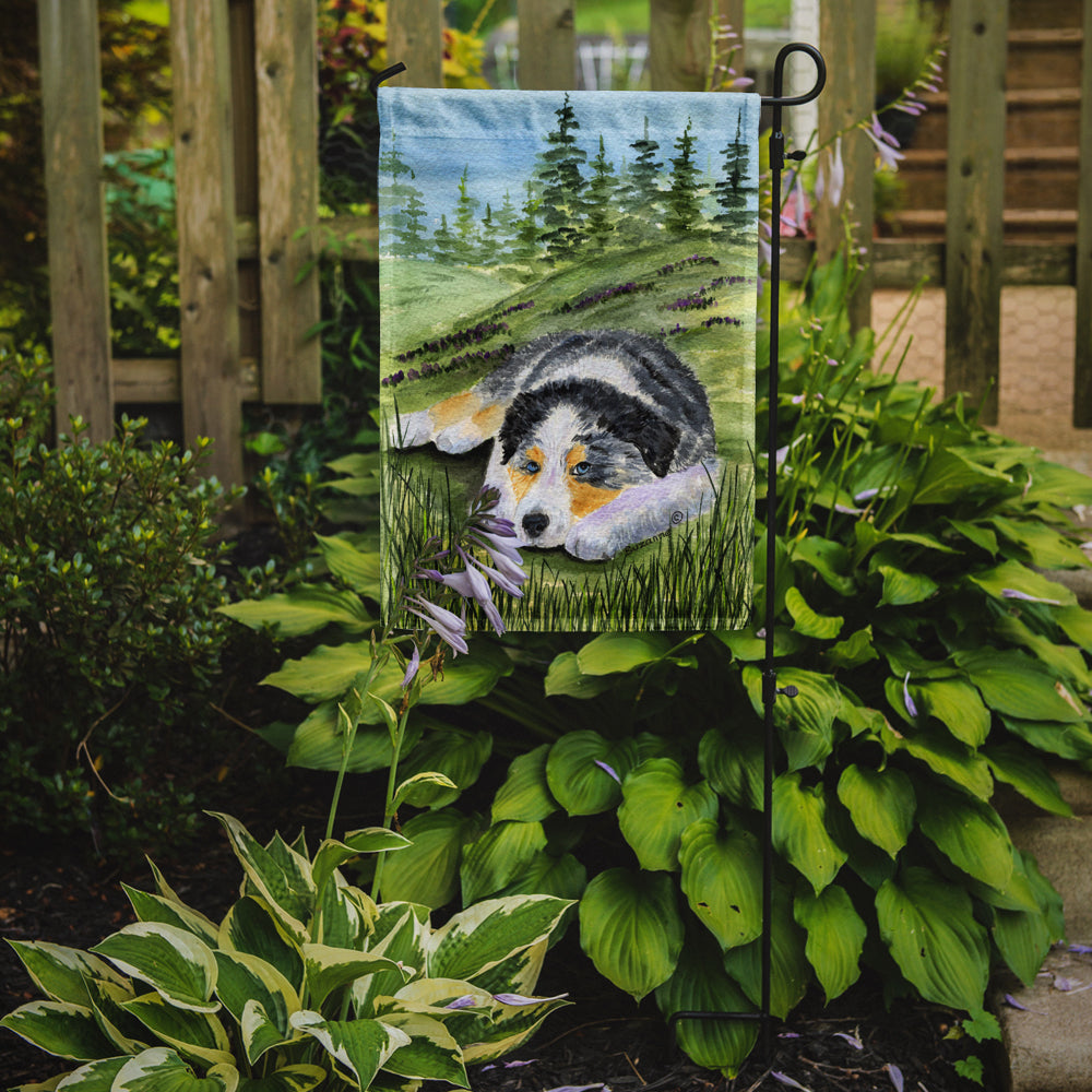 Australian Shepherd Garden Flag Mailbox Decorative Yard Banner Outside Patio Artwork for Flower Beds, Garden Size, Multicolor