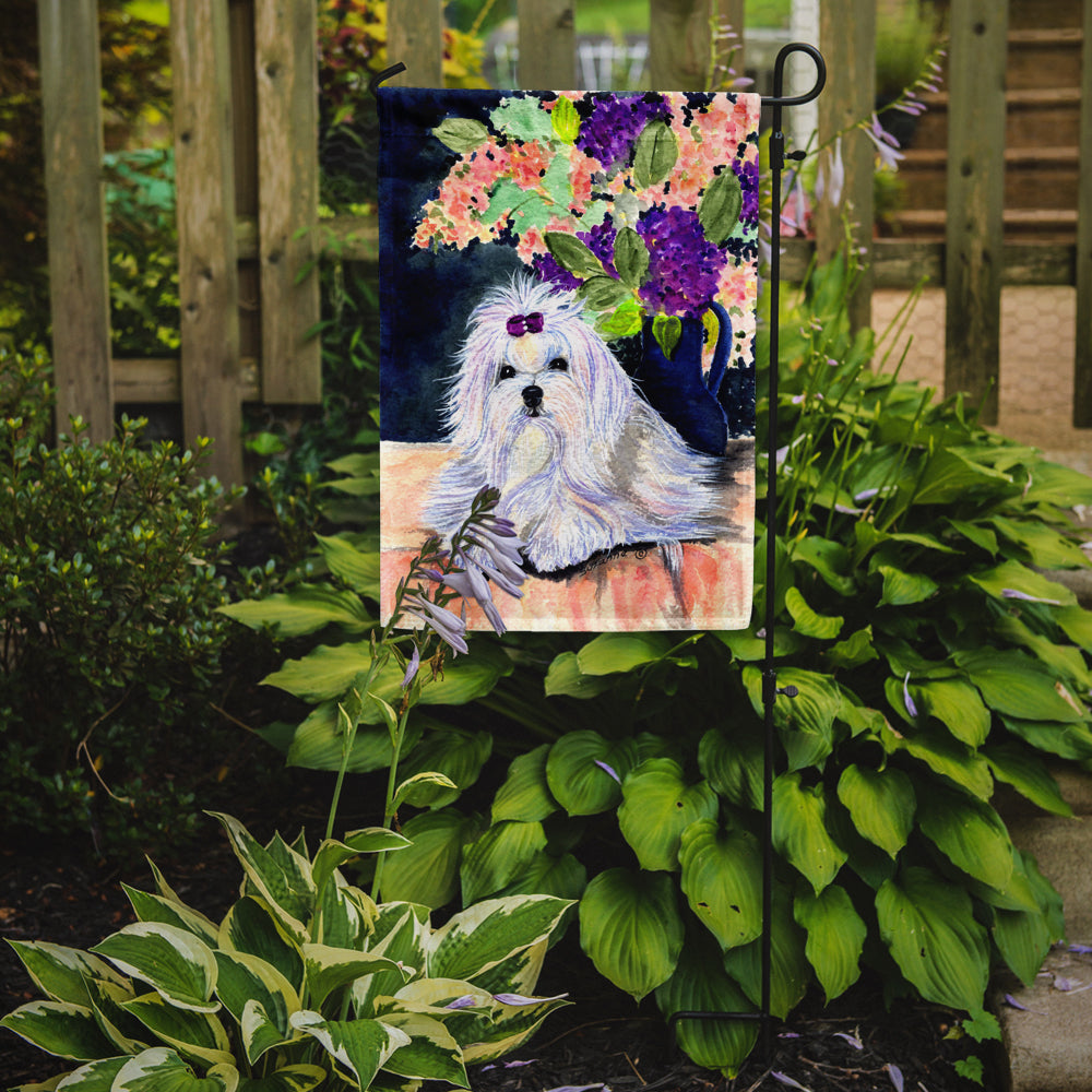 Maltese Garden Flag Mailbox Decorative Yard Banner Outside Patio Artwork for Flower Beds, Garden Size, Multicolor