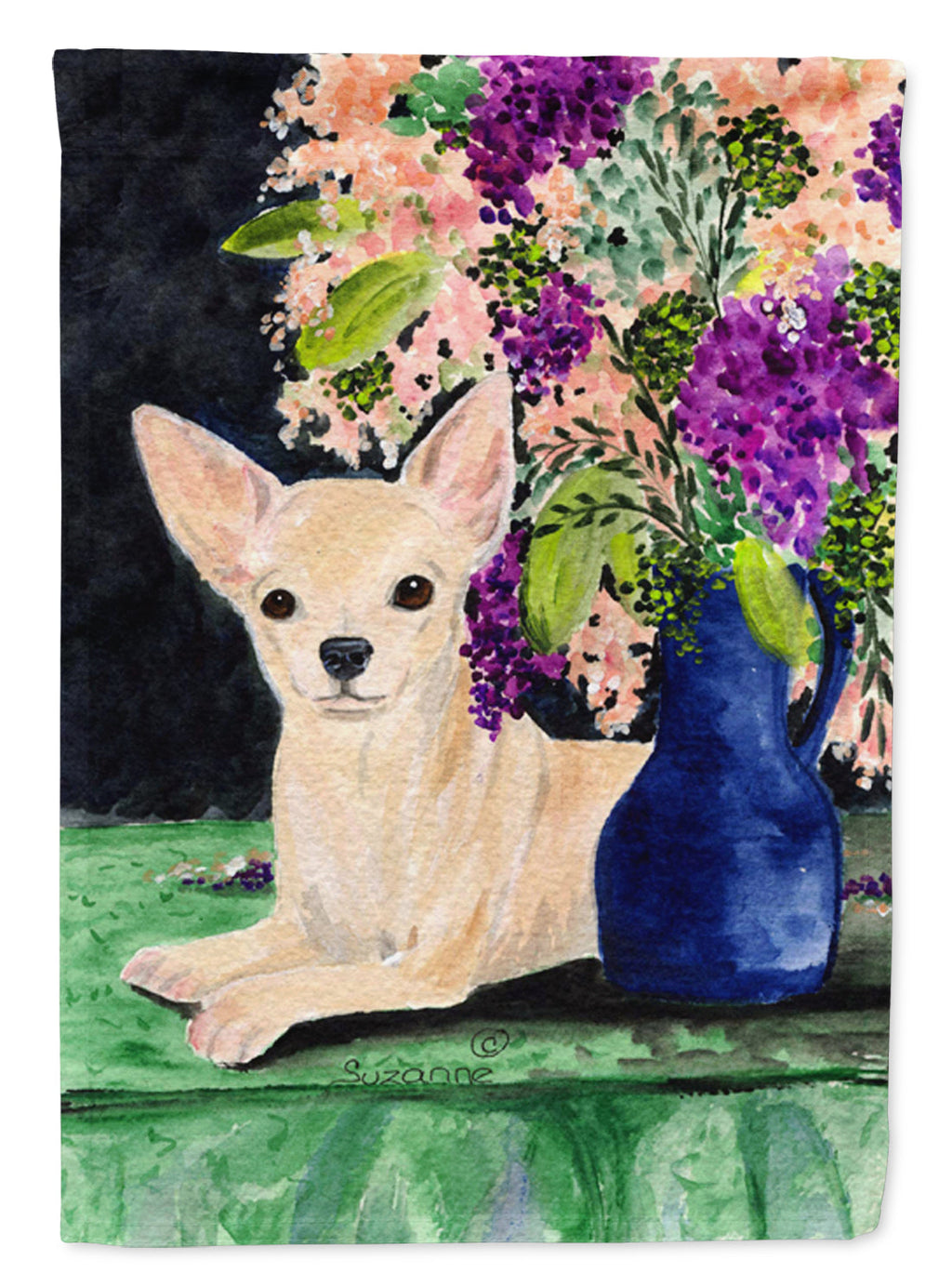 Chihuahua Garden Flag Mailbox Decorative Yard Banner Outside Patio Artwork for Flower Beds, Garden Size, Multicolor