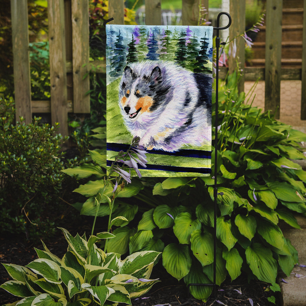 Sheltie Garden Flag Mailbox Decorative Yard Banner Outside Patio Artwork for Flower Beds, Garden Size, Multicolor