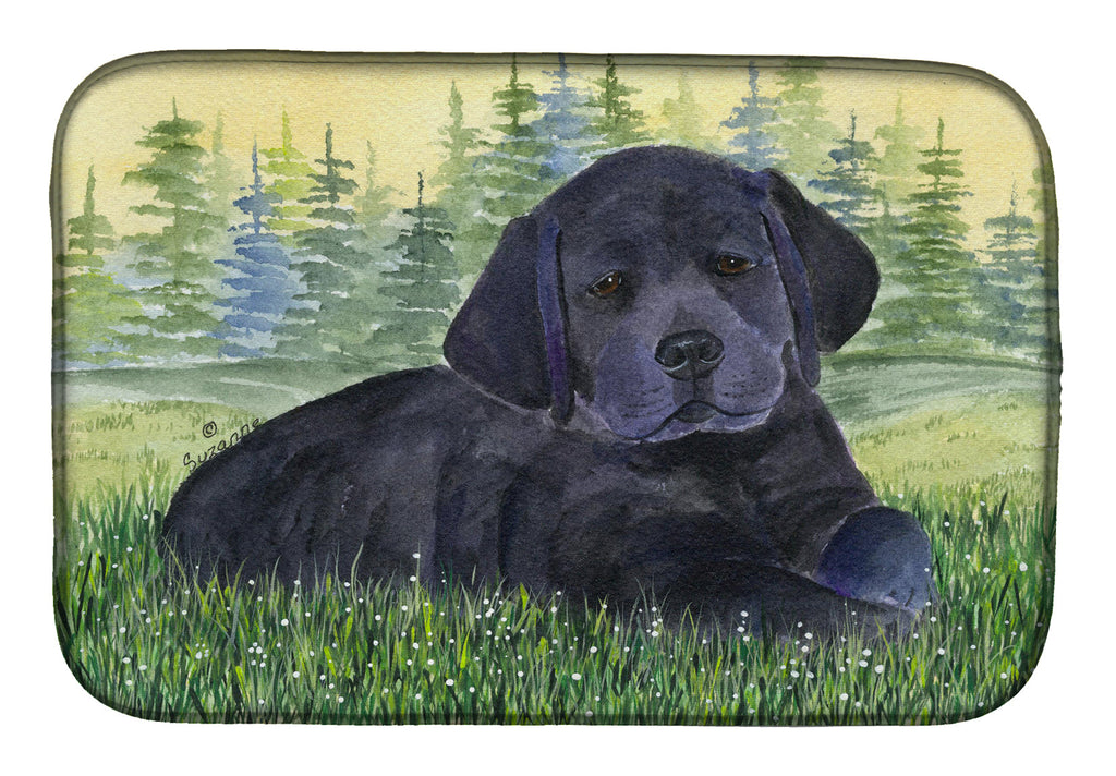 Labrador Dish Drying Mat Absorbent Dish Drying Mat Pad for Kitchen Counter Dish Drainer Mat for Countertop, 14 x 21", Multicolor
