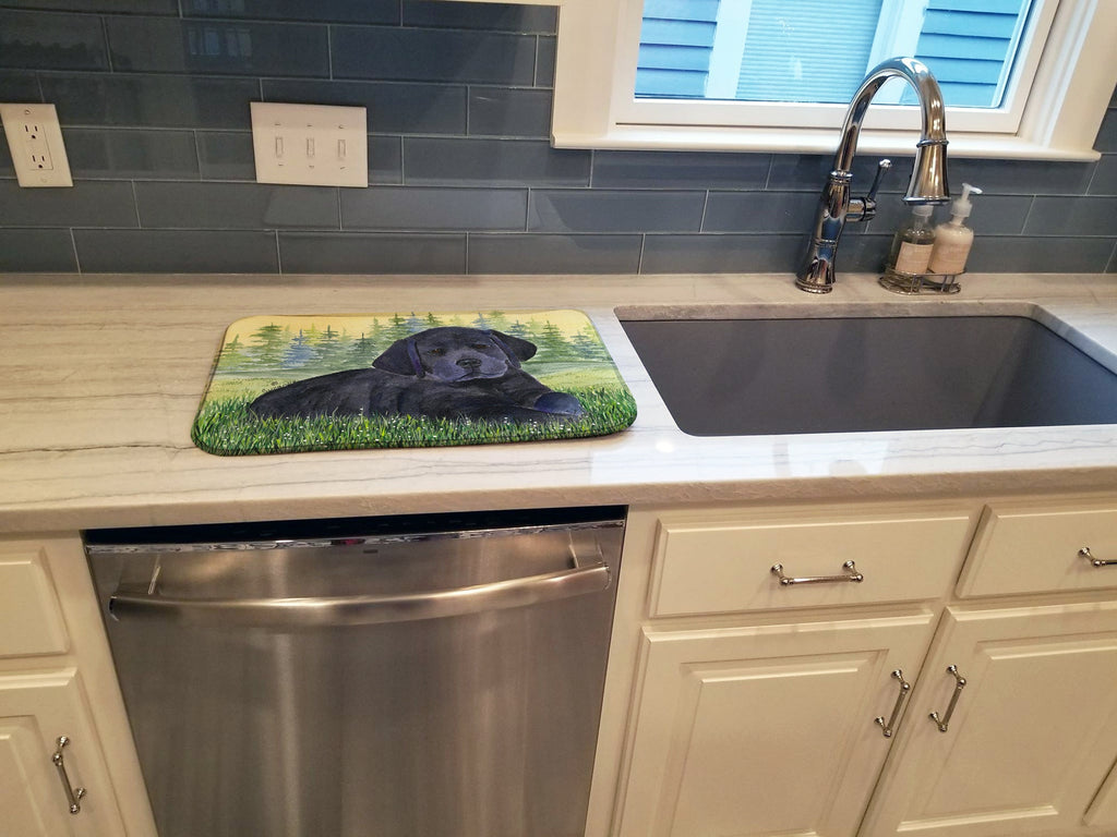 Labrador Dish Drying Mat Absorbent Dish Drying Mat Pad for Kitchen Counter Dish Drainer Mat for Countertop, 14 x 21", Multicolor