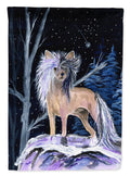 Starry Night Chinese Crested Garden Flag Mailbox Decorative Yard Banner Outside Patio Artwork for Flower Beds, Garden Size, Multicolor