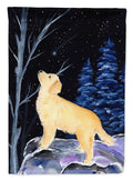 Starry Night Golden Retriever Garden Flag Mailbox Decorative Yard Banner Outside Patio Artwork for Flower Beds, Garden Size, Multicolor