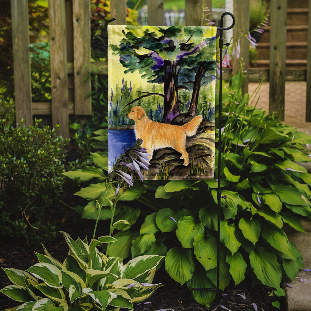Golden Retriever Garden Flag Mailbox Decorative Yard Banner Outside Patio Artwork for Flower Beds, Garden Size, Multicolor