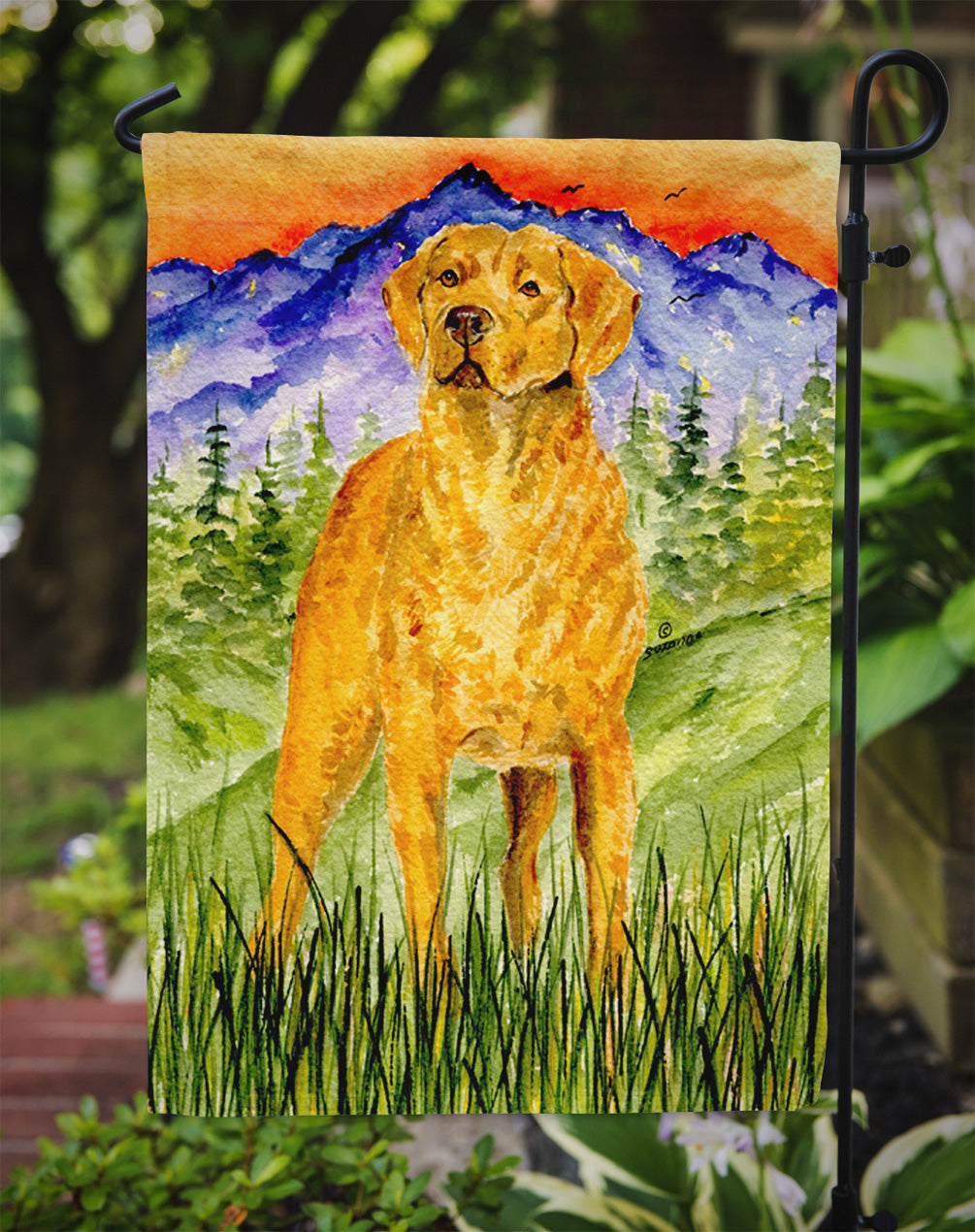 Chesapeake Bay Retriever Garden Flag Mailbox Decorative Yard Banner Outside Patio Artwork for Flower Beds, Garden Size, Multicolor