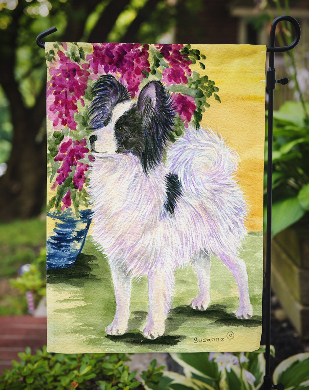 Papillon Garden Flag Mailbox Decorative Yard Banner Outside Patio Artwork for Flower Beds, Garden Size, Multicolor