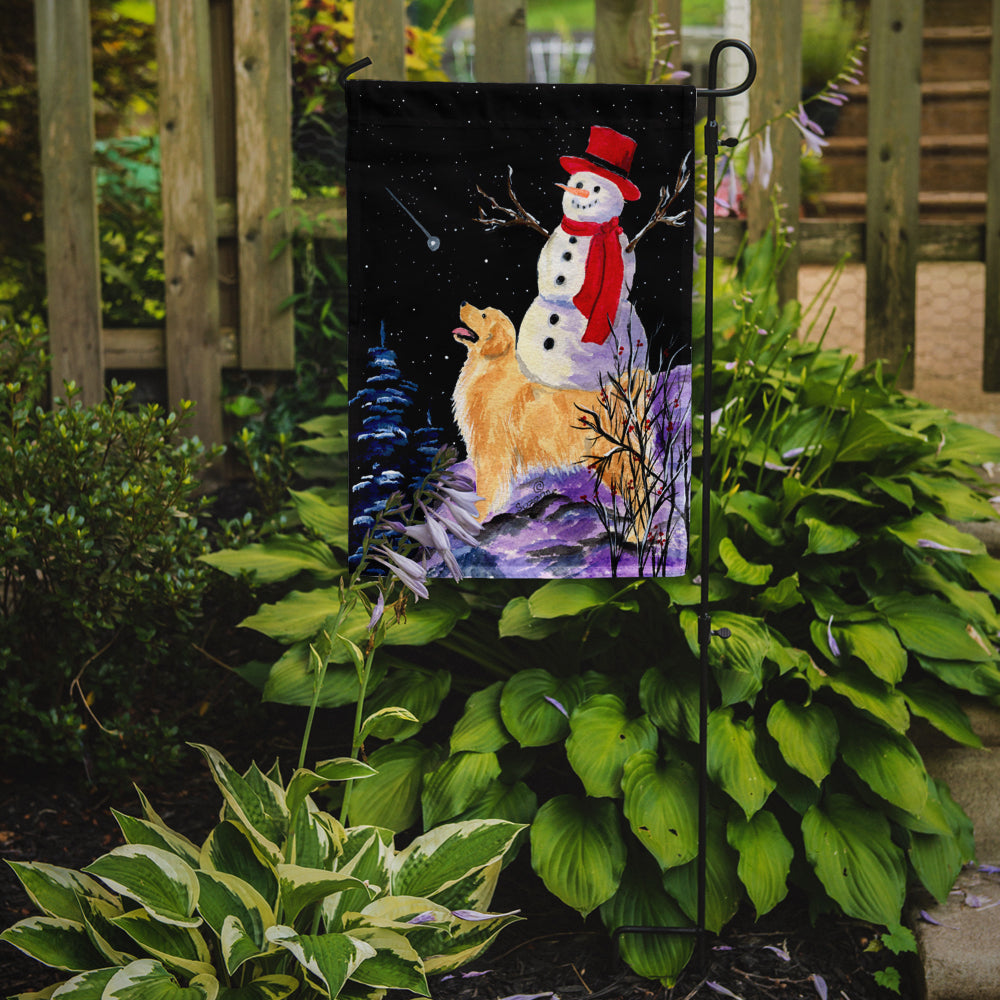 Golden Retriever Garden Flag Mailbox Decorative Yard Banner Outside Patio Artwork for Flower Beds, Garden Size, Multicolor