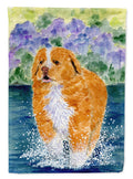 Nova Scotia Duck Toller Garden Flag Mailbox Decorative Yard Banner Outside Patio Artwork for Flower Beds, Garden Size, Multicolor