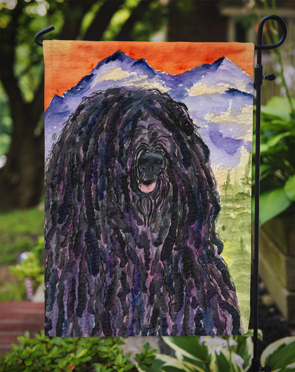 Puli Garden Flag Mailbox Decorative Yard Banner Outside Patio Artwork for Flower Beds, Garden Size, Multicolor