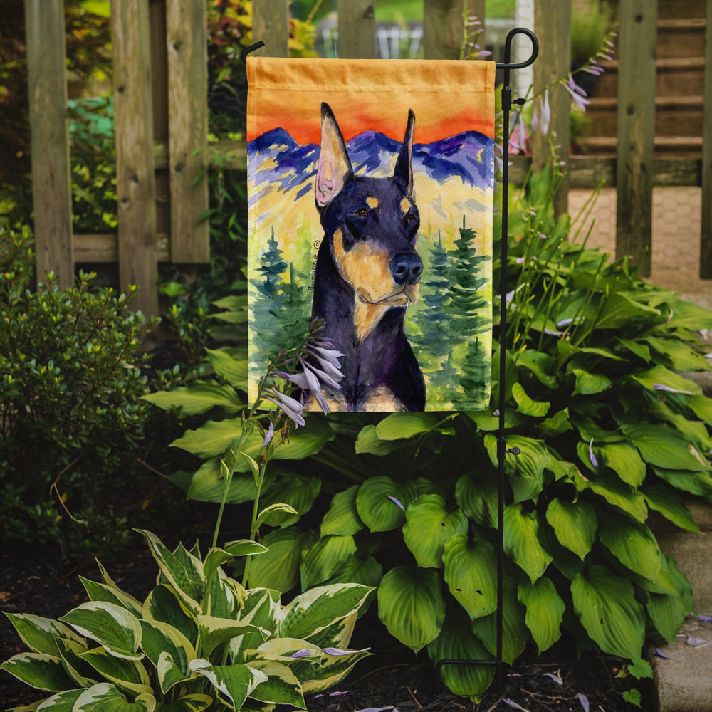 Doberman Garden Flag Mailbox Decorative Yard Banner Outside Patio Artwork for Flower Beds, Garden Size, Multicolor