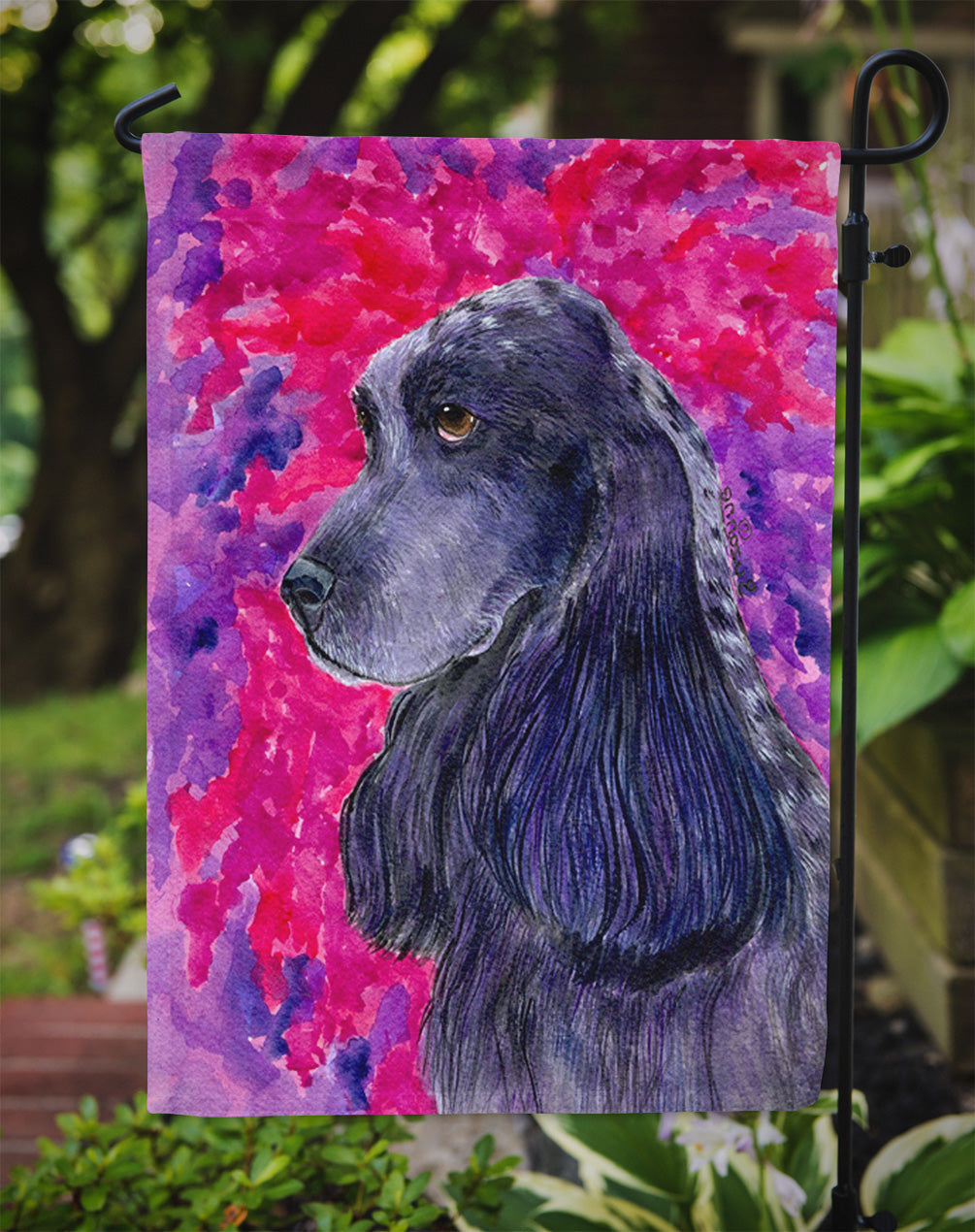 Cocker Spaniel Garden Flag Mailbox Decorative Yard Banner Outside Patio Artwork for Flower Beds, Garden Size, Multicolor