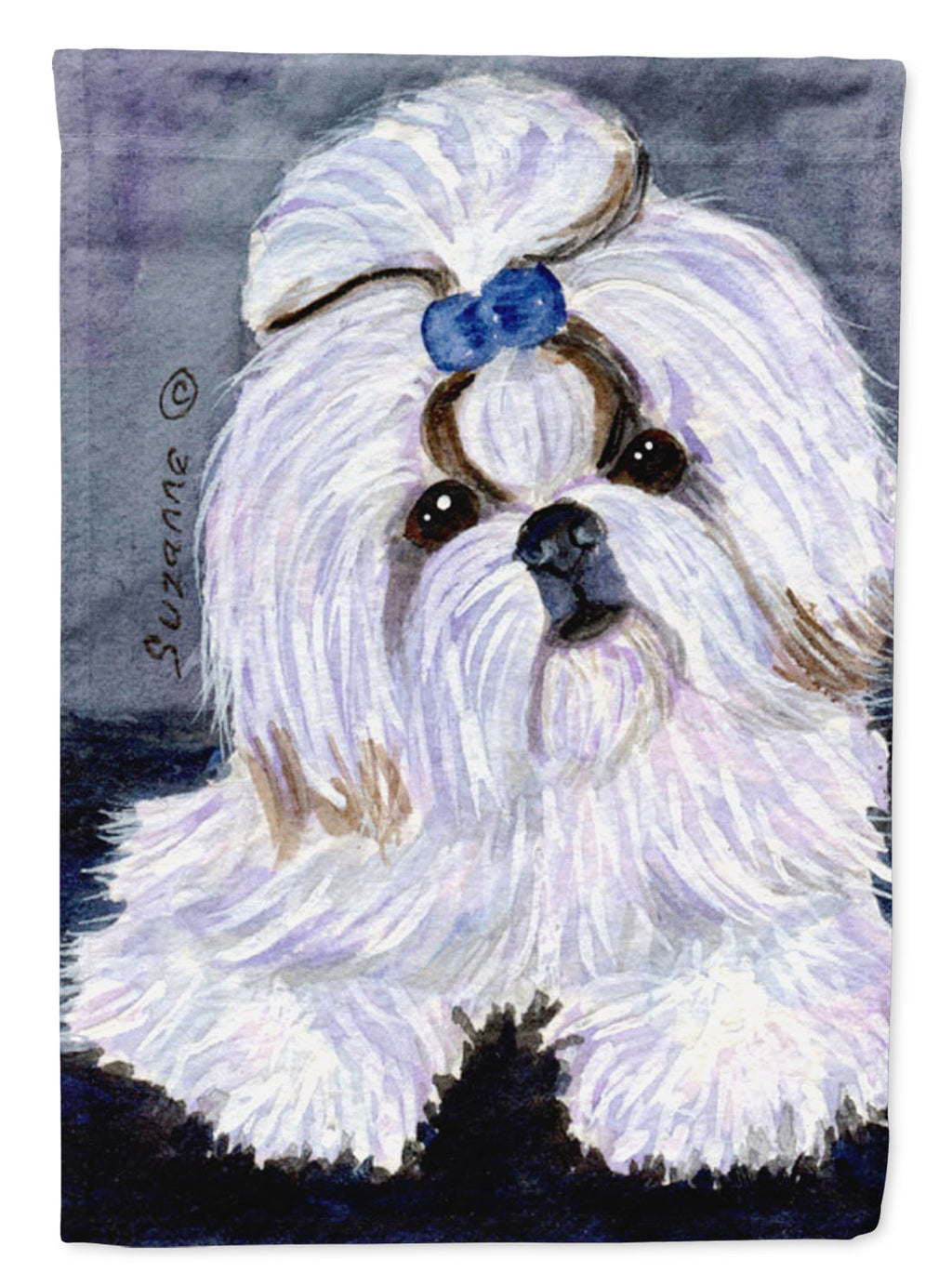 Shih Tzu Garden Flag Mailbox Decorative Yard Banner Outside Patio Artwork for Flower Beds, Garden Size, Multicolor