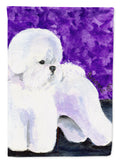 Bichon Frise Garden Flag Mailbox Decorative Yard Banner Outside Patio Artwork for Flower Beds, Garden Size, Multicolor