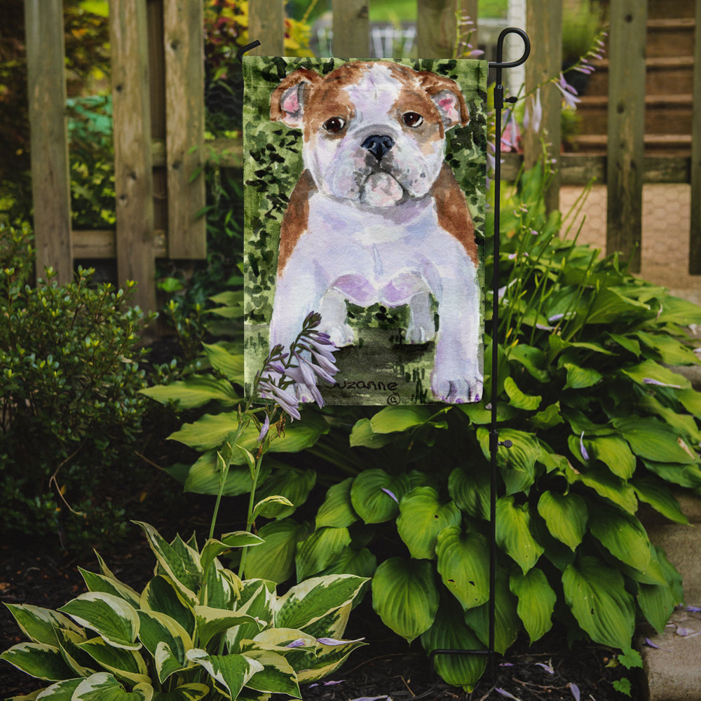 English Bulldog Garden Flag Mailbox Decorative Yard Banner Outside Patio Artwork for Flower Beds, Garden Size, Multicolor