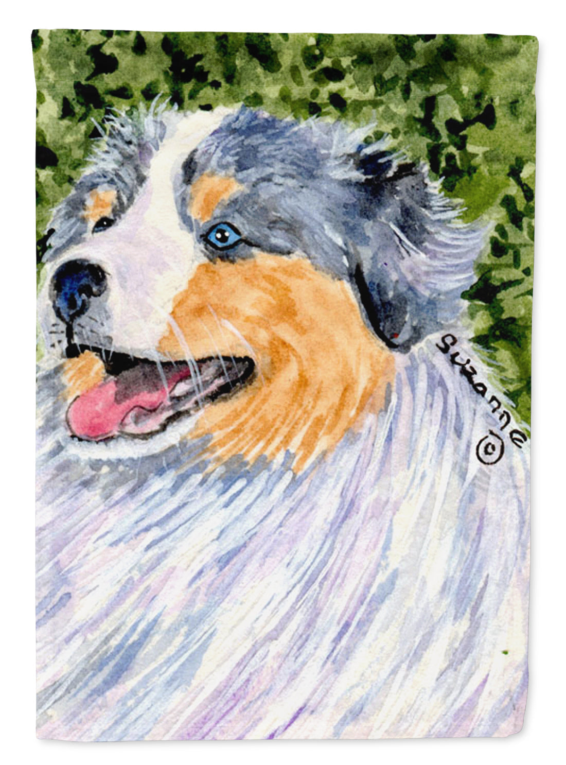 Australian Shepherd Garden Flag Mailbox Decorative Yard Banner Outside Patio Artwork for Flower Beds, Garden Size, Multicolor