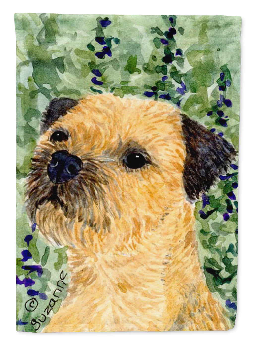 Border Terrier Garden Flag Mailbox Decorative Yard Banner Outside Patio Artwork for Flower Beds, Garden Size, Multicolor
