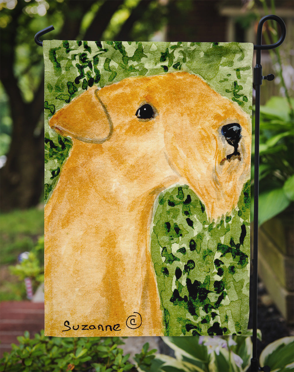 Lakeland Terrier Garden Flag Mailbox Decorative Yard Banner Outside Patio Artwork for Flower Beds, Garden Size, Multicolor