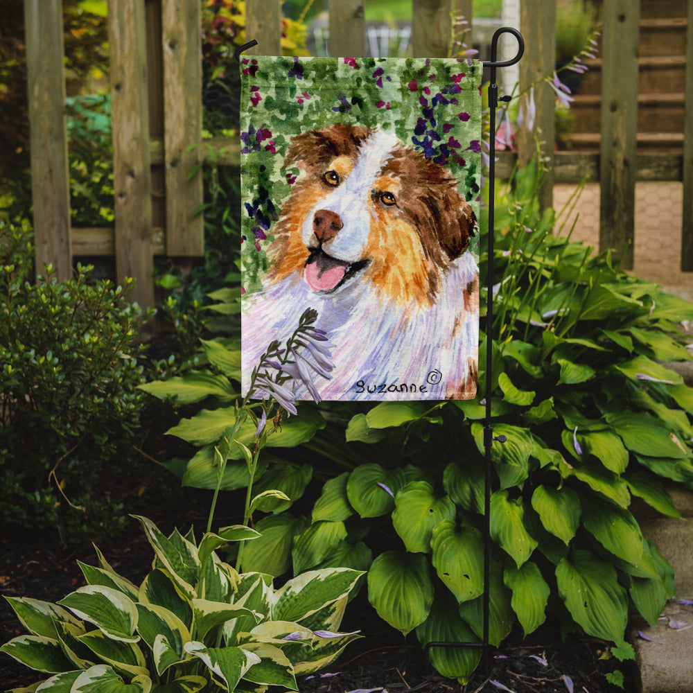 Australian Shepherd Garden Flag Mailbox Decorative Yard Banner Outside Patio Artwork for Flower Beds, Garden Size, Multicolor