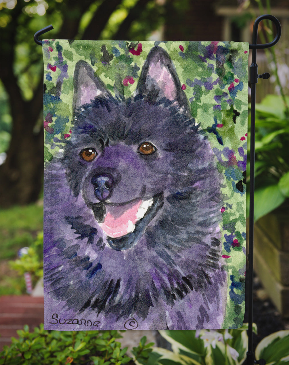 Schipperke Garden Flag Mailbox Decorative Yard Banner Outside Patio Artwork for Flower Beds, Garden Size, Multicolor