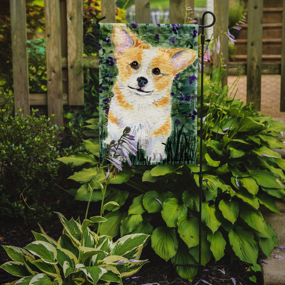 Corgi Garden Flag Mailbox Decorative Yard Banner Outside Patio Artwork for Flower Beds, Garden Size, Multicolor