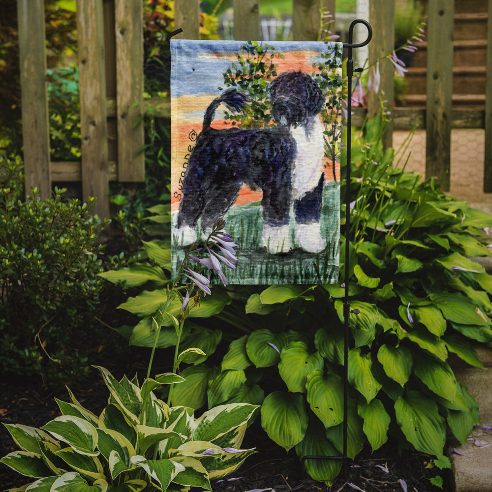 Portuguese Water Dog Garden Flag Mailbox Decorative Yard Banner Outside Patio Artwork for Flower Beds, Garden Size, Multicolor