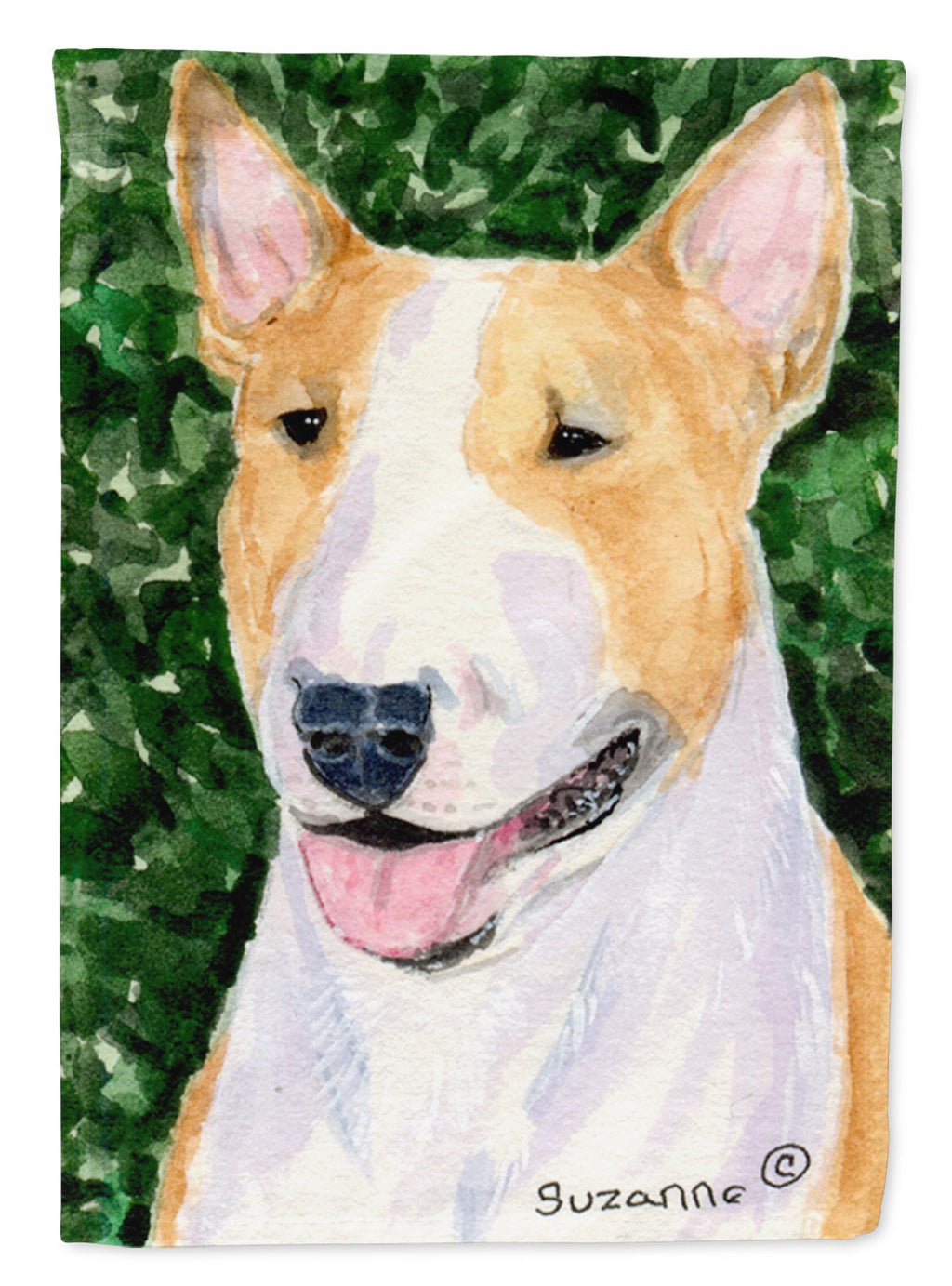 Bull Terrier Garden Flag Mailbox Decorative Yard Banner Outside Patio Artwork for Flower Beds, Garden Size, Multicolor